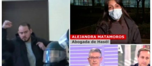Alejandra Matamoros durante su participación en Cuatro dijo que los manifestantes están ejerciendo su derecho a expresarse.