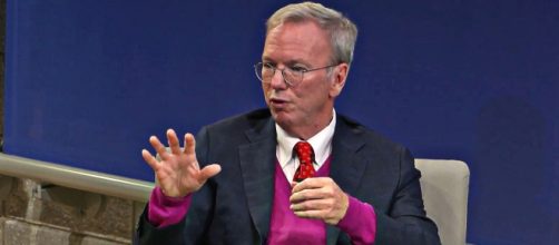 Eric Schmidt is chairman of the National Security Commission on Artificial Intelligence (Image source: Columbia World Projects/YouTube)