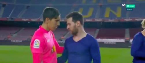 L'échange de maillots entre Messi et Badia fait le buzz sur les réseaux sociaux - Photo capture d'écran vidéo