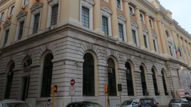 Il palazzo del tribunale di Salerno