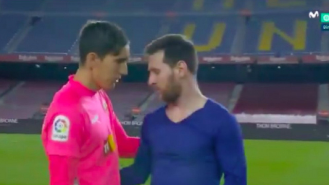 L'échange de maillots entre Messi et Badia fait le buzz sur les réseaux sociaux - Photo capture d'écran vidéo