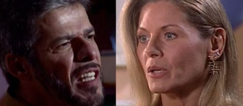 Pedro e Helena em "Laços de Família". (Reprodução/Rede Globo)