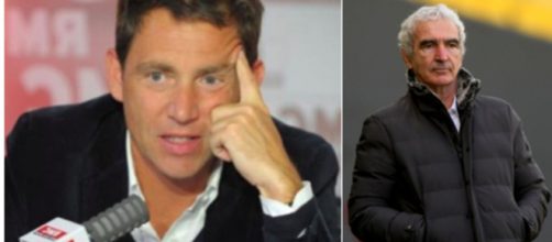 Daniel Riolo se paye Raymond Domenech en direct à la radio - © Montage et captures d'écran