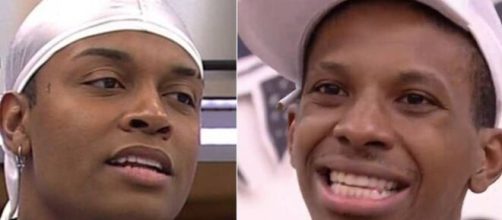 Nego Di e Lucas discutem no 'BBB21'. (Fotomontagem)
