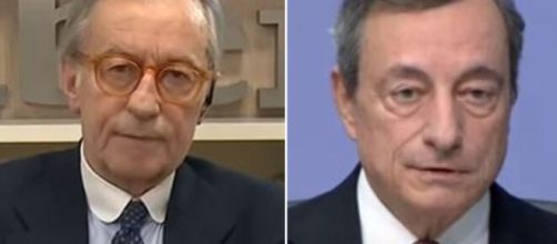 Vittorio Feltri e Mario Draghi.