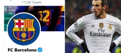 Le FC Barcelone aurait trollé Gareth Bale après sa victoire en Coupe d'Espagne. ©Montage FC Barcelona Twitter Capture/ garethbale11 Instagram