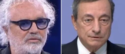 Flavio Briatore e Mario Draghi.