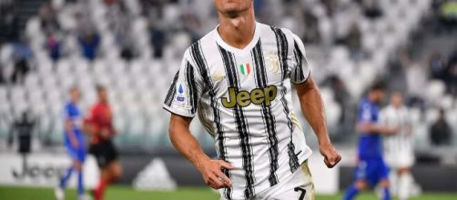 Cristiano Ronaldo con maglia della Juventus.