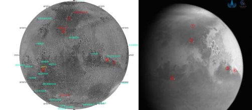 La sonda Tianwen-1 scatta la sua prima foto di Marte.