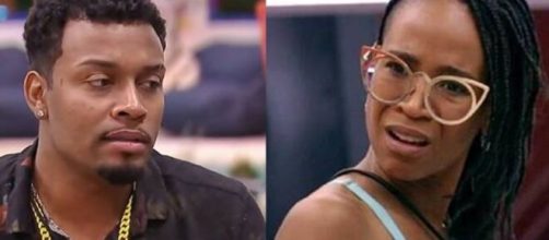 Nego Di e Conká no 'BBB21'. (Foto: Montagem/ Globo).