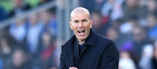 Zinedine Zidane, tecnico del Real Madrid.
