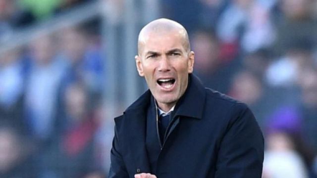 Zinedine Zidane, tecnico del Real Madrid.