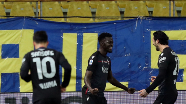 Serie A, Parma-Bologna 0-3: segnano due volte Barrow e Orsolini.