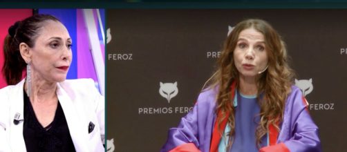 María Barranco ha criticado las declaraciones de su compañera Victoria Abril en el Deluxe de Telecinco (Twitter @DeluxeSabado)