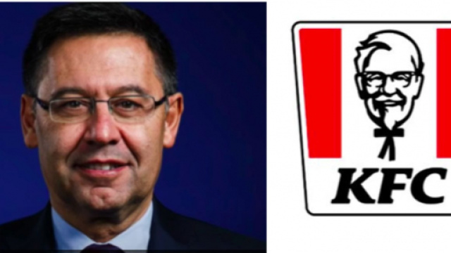 KFC se moque de Bertomeu - Photo capture d'écran vidéo youtube et logo KFC twitter