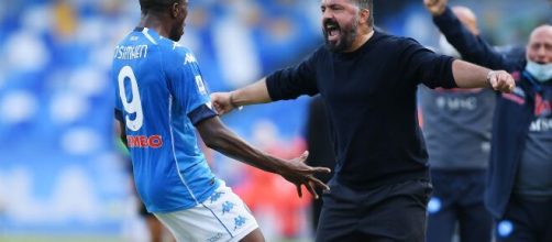 Contro il Milan Gattuso probabilmente schiererà Osimhen dall'inizio.