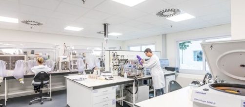 Laboratorio Johnson&Johnson per la ricerca dei vaccini Covid-19.