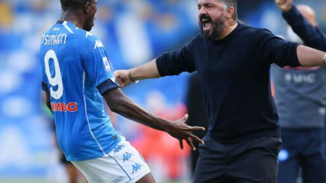 Contro il Milan Gattuso probabilmente schiererà Osimhen dall'inizio.