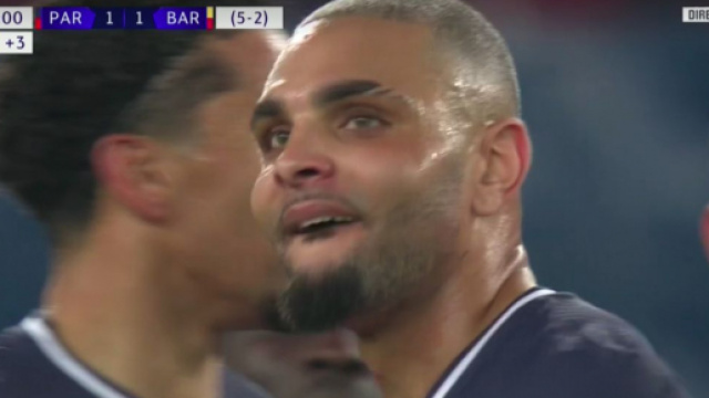 Kurzawa se fait détruire après sa mi-temps contre le FC Barcelone - Photo capture d'écran vidéo RMC