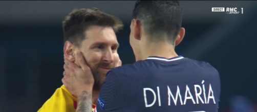 L'échange entre Angel Di Maria et Leo Messi fait le buzz - Photo capture d'écran Twitter RMC