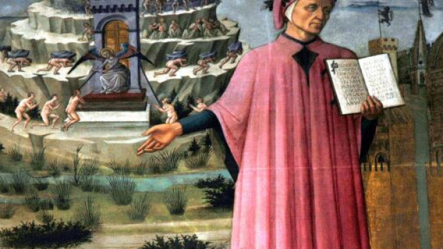 Dante Alighieri (Firenze, 1265 - Ravenna ,1321) poeta e autore della Divina Commedia.