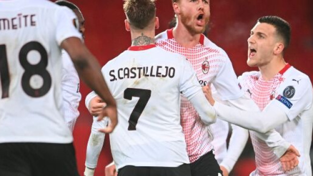 Kjær autore del gol del pareggio per il Milan - foto di:acmilan.com