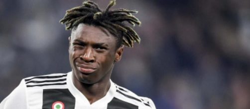 Moise Kean, ex punta della Juventus.