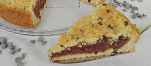 Torta sbrisolona alla nutella, sempre molto gustosa e immancabile nel menù domenicale