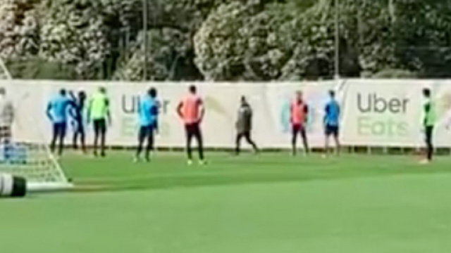 La séquence d'entrainement de Jorge Sampaoli fait le buzz - Photo capture d'écran vidéo Twitter