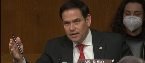 U.S. Senator Marco Rubio accused Amazon of fighting "a war against working-class values." (Image source: PBS NewsHour/YouTube)