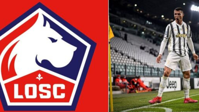 Cristiano Ronaldo au LOSC, José Fonte y croit et fait rêver les supporters Lillois. Montage photo
