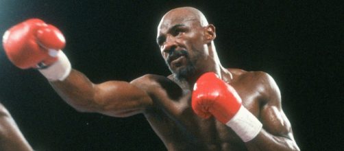 Marvin Hagler sul ring negli anni '80.