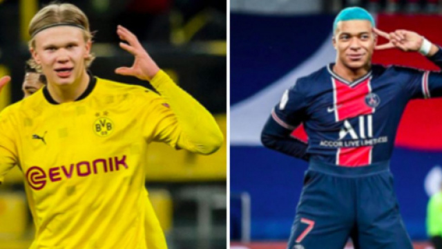 Le père d'Haaland confirme que son fils s'inspire de Kylian Mbappé - Photo captures d'écran Instagram des joueurs