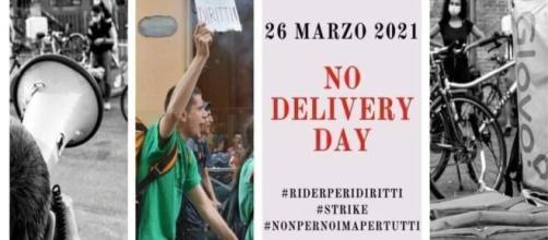 No delivery day: sciopero dei riders il 26 marzo
