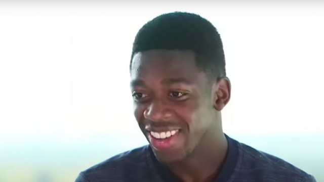 Ousmane Dembélé fait le buzz sur les réseaux sociaux - Photo capture d'écran vidéo