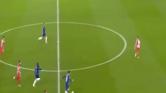 N'Golo Kanté a fait le buzz après un sprint phénoménal contre l'Atlético. (capture d'écran))