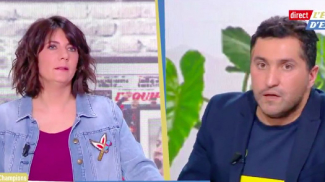 Nabil Djellit pense que le PSG à une carte à jouer contre le Bayern - Photo capture d'écran vidéo Estelle Denis Twitter