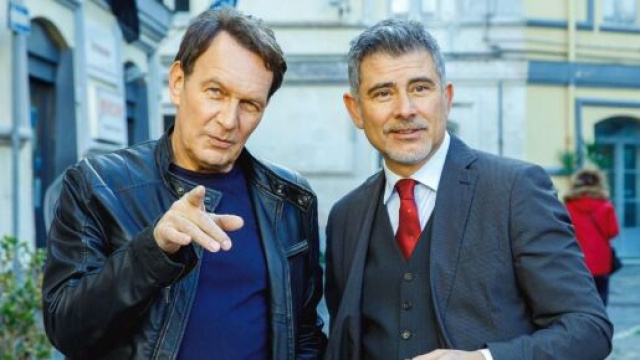 Roberto Ferri e Franco Boschi in Un posto al sole.