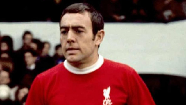 Ian St. John con la maglia del Liverpool negli anni '60.