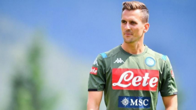 Arkadius Milik, ex punta del Napoli.