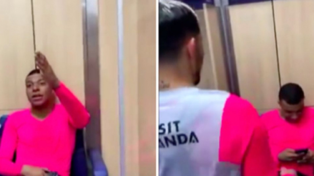 Neymar chambre mbappé - Photo capture d'écran vidéo Instagram Neymar