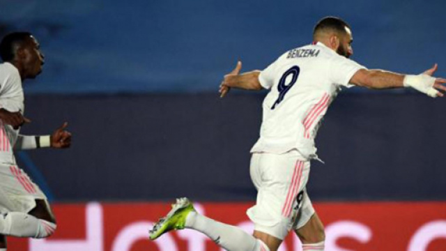 Benzema a porté les siens vers les quarts de finale - source : capture d'écran