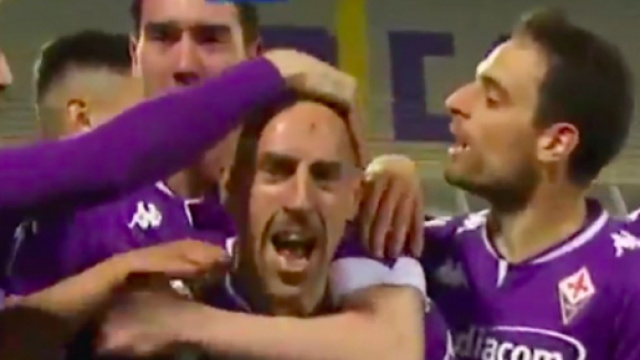 La célébration de Franck Ribéry fait le buzz - Photo capture d'écran vidéo