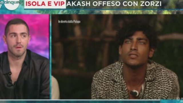 Isola dei Famosi: Akash contro Zorzi.