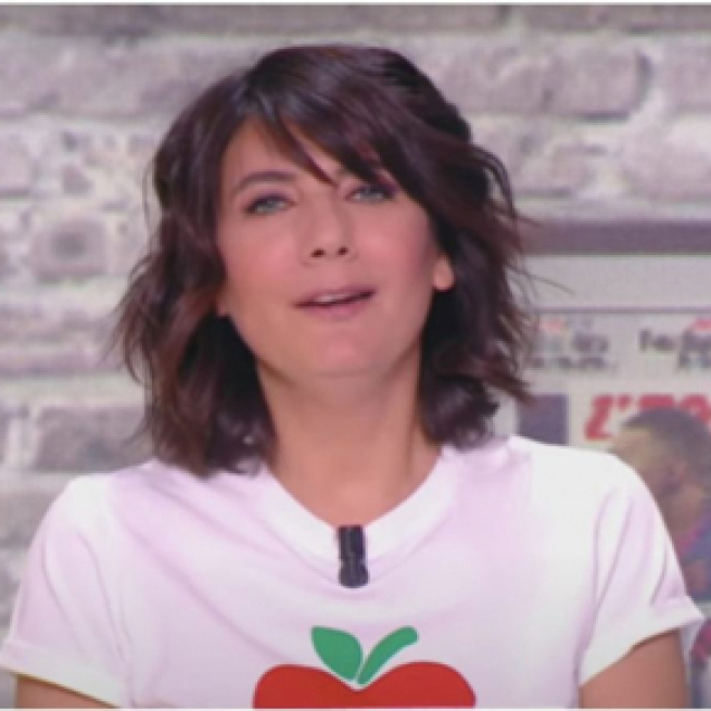 Estelle Denis a fait la polémique après sa réaction dans L'Equipe d'Estelle. (montage)