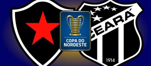 Botafogo-PB e Ceará se enfrentam pela Copa do Nordeste (Reprodução)