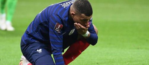 Kylian Mbappé lors de France - Ukraine (Credit : Eurosport)