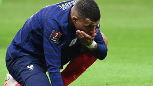 Kylian Mbapp&eacute; lors de France - Ukraine (Credit : Eurosport)