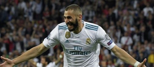 Karim Benzema, punta del Real Madrid.