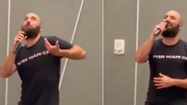 Gonzalo Higuain fait le buzz avec sa reprise de despacito - Photo capture d'écran vidéo Twitter